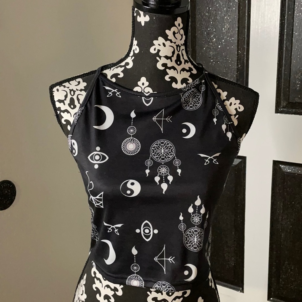SHEIN witchy halter top